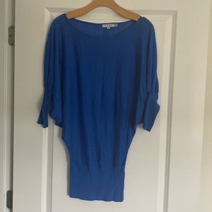 TCEC BLUE SWEATER TOP SIZE S